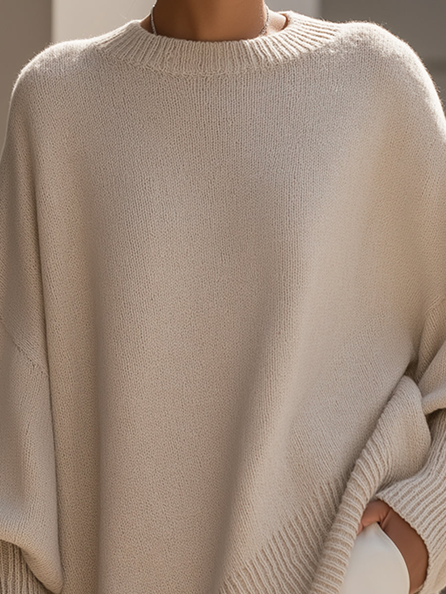 Marie Womens Oversized Poncho Sweater
