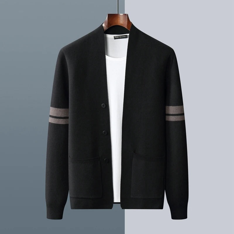 Giancarlo Mens Merino Wool Blend Cardigan