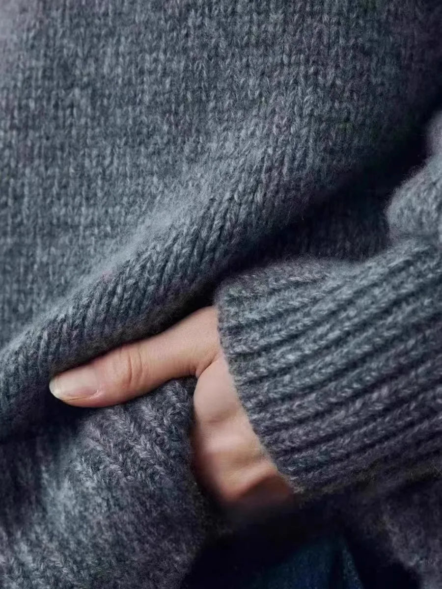 Tracy Womens Pure Cashmere Oversized Sweater