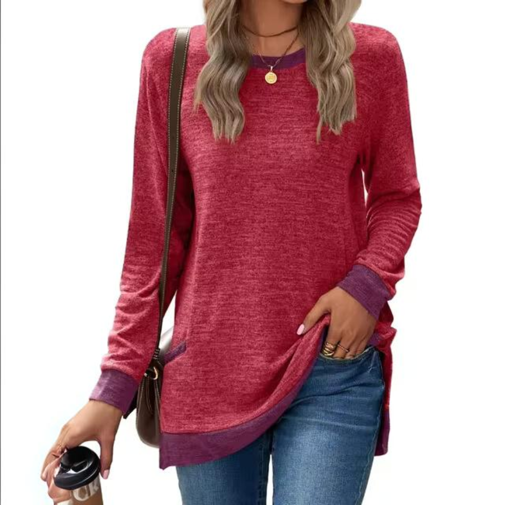 Meghan Womens Lightweight Sweatshirt, Relaxed Loose Fit