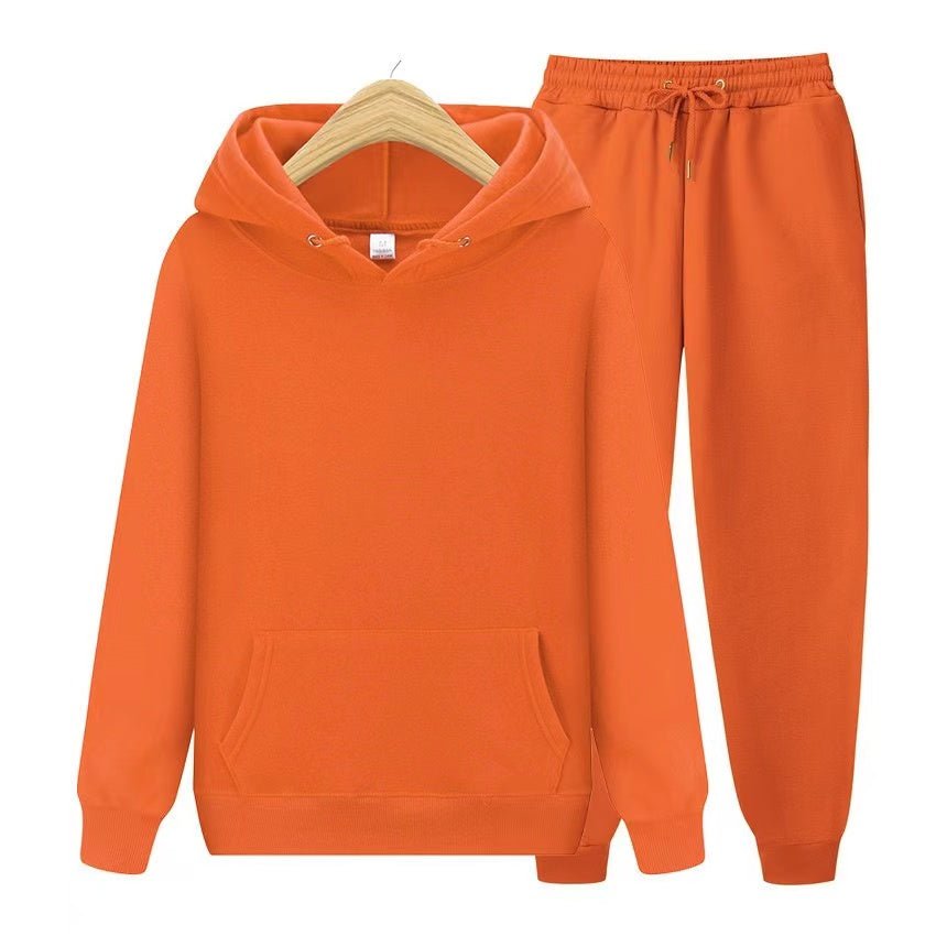 Anna Womens Hoodie and Sweatpants Set in Orange