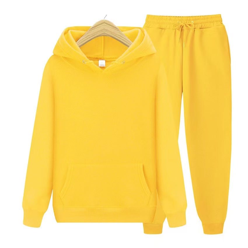 Anna Womens Hoodie and Sweatpants Set in Yellow
