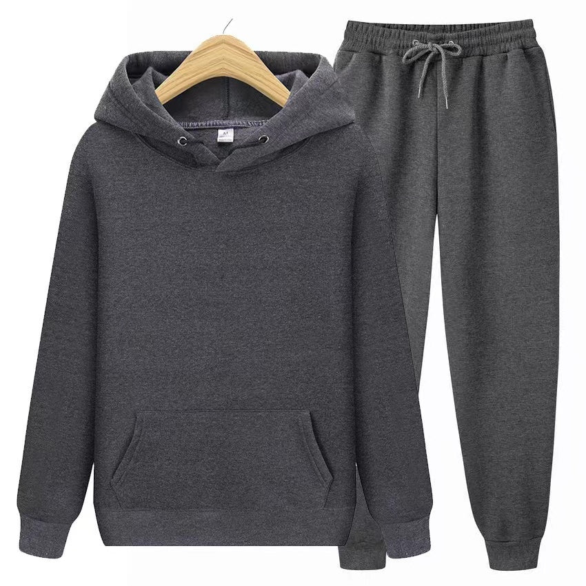 Anna Womens Hoodie and Sweatpants Set in Dark Grey