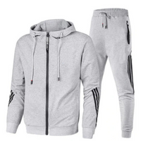 David | Mens Two-Piece Hoodie Set with Matching Pants | Streetwear Tracksuit | Navy, Grey, Black and More S-3XL
