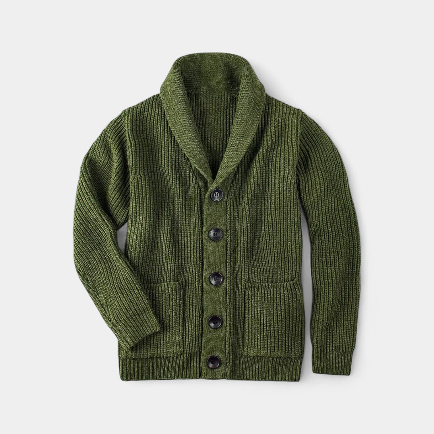 Men's wool buttoned high collar vest – refined, warm, everyday silhouette