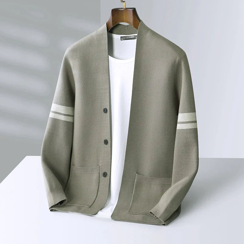 Giancarlo Mens Merino Wool Blend Cardigan