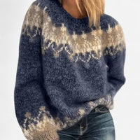Elsa | Womens Mohair Wool Sweater, Icelandic Knit | Relaxed Loose Fit, Warm | Blue, Wine Red, Grey, Black S-3XL