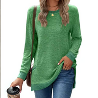 Meghan | Womens Lightweight Sweatshirt, Relaxed Loose Fit | Soft Natural Materials | Green, Grey, Black and More S-XXL
