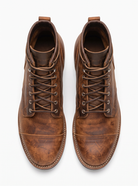Ravenna Leather Lace-Up Boots