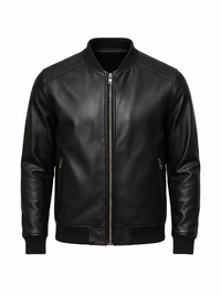 Men's Korean Style Leather Jacket – Minimalist Fit